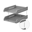Picture of ERICH KRAUSE SLATTED DESK TRAYS SET OF 2 GREY